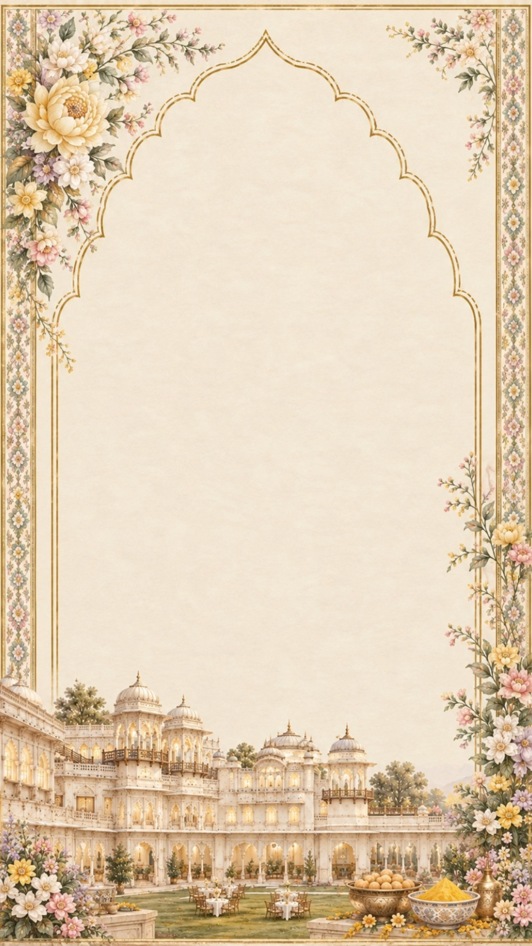 Haldi Brunch Background